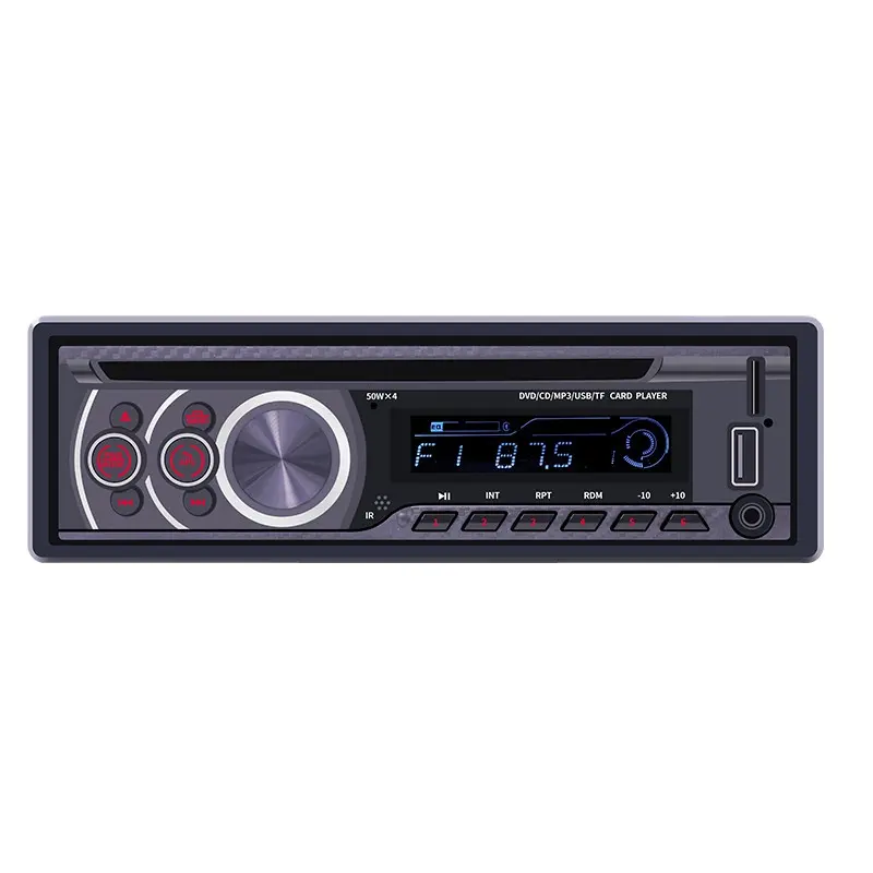 1 Din araba Stereo MP3 çalar 1din Autoradio CD VCD DVD AUX USB FM radyo oto ses araba oyuncu