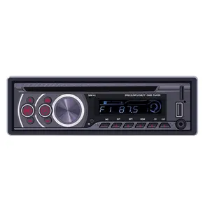 EsunWay-radio para coche, reproductor de audio estéreo, DVD, CD, MP3, AUX-IN de teléfono, FM, USB, 1 Din, 5V, cargador en el salpicadero de 12V