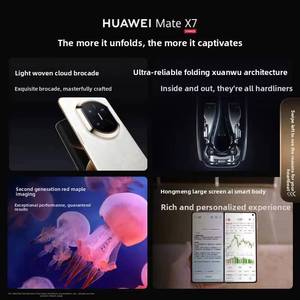 2025 <span class=keywords><strong>Mate</strong></span> X7 Deca Core Kirin 9030Pro Chip Batteria 5000mAh Ricarica Wireless OLED 120Hz 6.5 Pollici Pieghevole CDMA HarmonyOS Business - Product Image 1