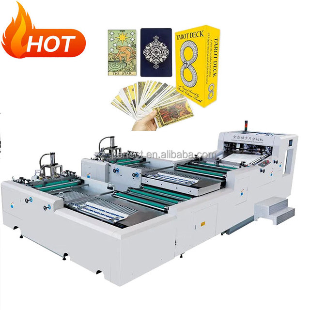Fully Automatic Poker Machine Trading  Decks Card Cutting Machine