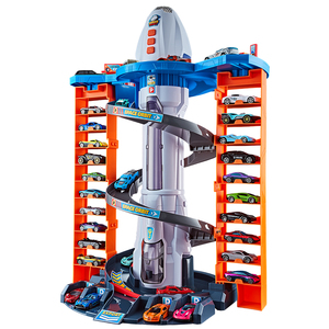 El <span class=keywords><strong>Mejor</strong></span> Regalo para Niños: Set de Estacionamiento de Cohetes de Gran Tamaño con Música y Luces, Juguetes de Estacionamiento de Coches de Aleación - Product Image 2