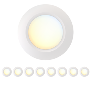 Plafonnier LED encastré à profil bas ETL dimmable 9 pouces, luminaire LED encastré 18W - Product Image 1