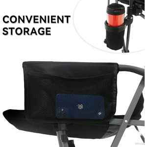 Chaise <span class=keywords><strong>de</strong></span> camping pliable légère et portable, robuste, pour la pêche, le pique-nique, la plage, les loisirs en plein air - Product Image 4
