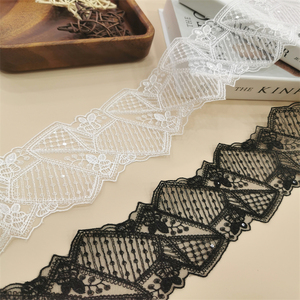 2024 Hot Selling <strong>Sequin</strong> Lace Mesh Embroidery Lace Decoration Women's Underwear <strong>Bra</strong> Long Lace Evening Dress Women's Long Skirt - Product Image 1