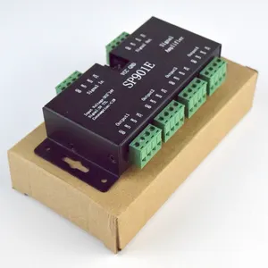 Контроллер усилителя светодиодного сигнала SP901E, SPI выходной сигнал, 4 группы управления усилителем для WS2811 SK6812 APA102 DMX512, модуль полосы