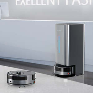 Robot aspirateur commercial compact avec navigation LDS, bac à poussière de 1,2 L, réservoir d'eau de 1,6 L et retour automatique - Product Image 5