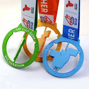 Médailles personnalisées en métal, médailles dorées pour marathon et course à pied - Product Image 3