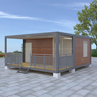 Maison conteneur démontable JJC, modèle plat, fabrication chinoise, vente en gros, appartement VHCON, panneaux sandwich en acier préfabriqués
