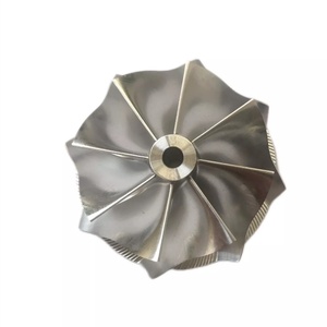 Ruota del compressore del turbocompressore billetta personalizzata lavorazione CNC di molte dimensioni nuova condizione - Product Image 2
