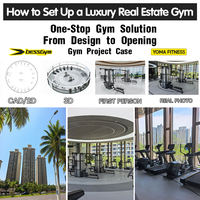Ensemble complet d'équipements de gym Guangzhou : Machine commerciale à charge libre pour projets de centres de fitness résidentiels et immobiliers