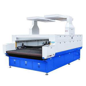 Nouvelle machine de découpe laser textile KC à CO2, grande version, 2 têtes laser, refroidissement par eau, prise en charge AI/BMP, haute productivité - Product Image 5