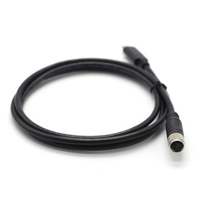<b>USB</b> Type C to DC <b>Power</b> <b>Cable</b> Black PVC Jacket 1M Length - Product Image 2