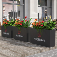 Jardinière Intégrée pour Plantation Extérieure – Vente en Gros – Acier Inoxydable – Clôture Extérieure, Balcon Intérieur, Aménagement Paysager, Ensemble Cour