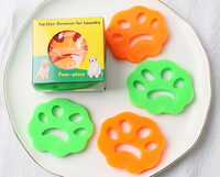 Outil réutilisable de nettoyage de machine à laver de poils d'animaux de compagnie de fourrure de chat et de chien avec sèche-linge en matière plastique pour le linge
