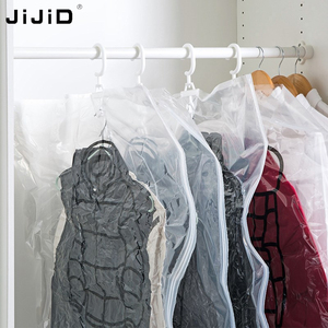 JIJID-Sacs d'aspirateur pour vêtements suspendus, housse d'organisation pour vêtements, sac économiseur d'espace, emballage <span class=keywords><strong>sous</strong></span> <span class=keywords><strong>vide</strong></span> - Product Image 4