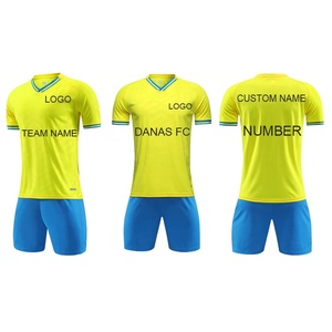 2023 Benutzer definierte Retro Jugend Fußball Uniform Unisex Thai Qualität Training tragen Fußball Uniform Fußball Full Set - Product Image 4