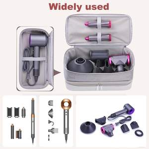 Valise à double couche imperméable et durable, sac de voyage pour outils de coiffure, fermeture éclair, accessoires de coiffure, rangement, sac de barbier - Product Image 2