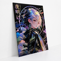 Affiches personnalisées en relief 3D avec vernis UV, impression numérique holographique, pour anime, manga, films, cadeaux, merchandising