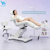 Table de massage électrique moderne SONKLY pour esthéticiennes, techniciennes en extensions de cils, fauteuils de spa, lit de salon pour soins de spa
