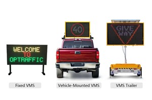Construcción de carreteras P10 Color ámbar Montaje en camión VMS Pantalla LED montada en vehículo <span class=keywords><strong>Señal</strong></span> de masaje variable - Product Image 4