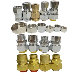 Conector de Gas sin Golpes, Adaptador Verde de 4 Puntos Roscados para Tubería Corrugada de Acero Inoxidable, Juego de 23 Piezas - Product Image 1