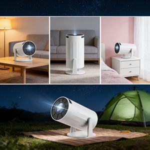 โปรเจคเตอร์ขนาดเล็ก X8max ระบบแอนดรอยด์ ดีไซน์พกพา ความละเอียด Full HD 720p ใช้หลอดไฟ LED LCD เหมาะสำหรับโฮมเธียเตอร์ ฉายภาพยนตร์และการนำเสนอ - Product Image 2