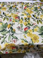Déstockage Usine Tissu Jacquard Imprimé 100% Polyester Occultant Tissé Largeur 2,8M 265GSM Lot de Stock pour Rideaux Prix Bas