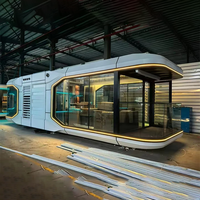 Maison capsule moderne, nouvelle, préfabriquée, villa mobile, pod de couchage, petite maison préfabriquée pour usage en appartement