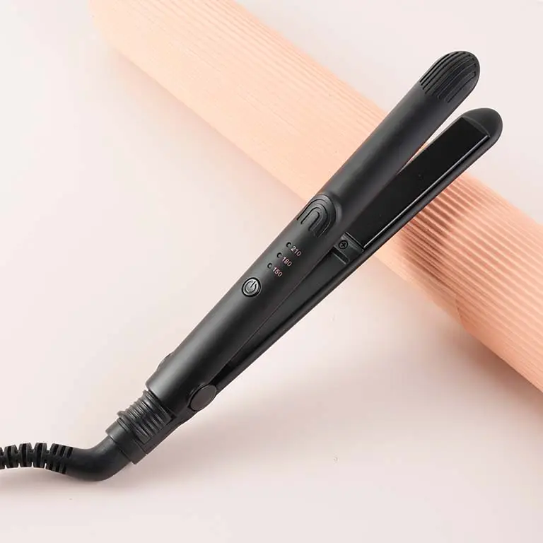 New Professional Hairdressing Ionic Flat Iron Straightener And Curling Iron 2 In 1 Adjustable 3 Temperature Settings