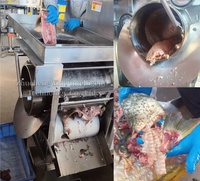 Séparateur industriel d'arêtes de poisson, machine à décortiquer la viande de poisson pour le traitement du tilapia, du saumon, de la sardine, du surimi, des bâtonnets de crabe et de la pâte de poisson