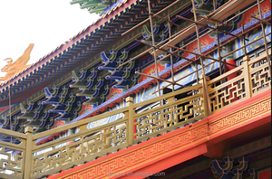 Перила для виллы, храма, балкона, лестницы, крыльца, парка, внутреннего двора в античном стиле из нержавеющей стали и алюминиевого сплава - Product Image 2