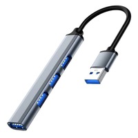 USB tipo C HUB 3,0 3,1 4 puertos Multi USB Splitter adaptador OTG para Xiaomi Macbook PC accesorios de computadora