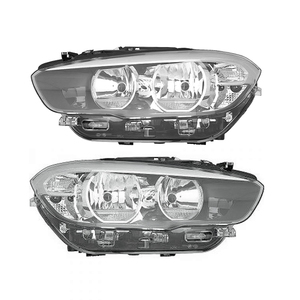 Faro Anteriore Sinistro e Destro Alogeno per <span class=keywords><strong>BMW</strong></span> <span class=keywords><strong>Serie</strong></span> <span class=keywords><strong>1</strong></span> F20 LCI 2016 <span class=keywords><strong>2017</strong></span> 2018 2019 OE 63117358391 63117358392 Ricambio - Product Image 1