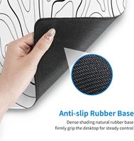 Grand tapis de protection pour ordinateur de jeu, en PU, personnalisé, anti-éclaboussures, antidérapant, en caoutchouc, tapis de souris étendu, prix de gros en gros pour les fabricants