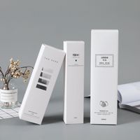 Kotak Kaku Kertas Berlapis Daur Ulang Ukuran Khusus dengan Pencetakan UV dan Embossing untuk Kemasan Serum dan Krim Perawatan Kulit
