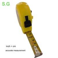 Outils de mesure 3 mètres 3/4 pouces en mm Inch Graduation Échelle standard Ruban à mesurer
