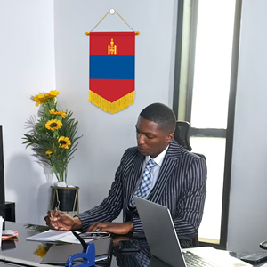 Banderas Pequeñas para Coche al por Mayor, Decoración de Pared de Mongolia, Adornos Pequeños Colgantes, Impresión Digital, Material Satinado - Product Image 5