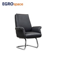 EGROspace Fournisseur Professionnel de Mobilier de Bureau, Chaise de Bureau en Cuir Ergonomique de Luxe pour Dirigeant et Visiteur