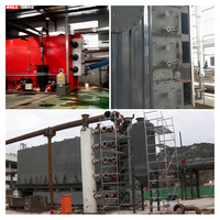 Machine de pyrolyse continue de pneus pour la transformation directe de boues d'huile, déchets résidentiels et pneus usagés en huile combustible