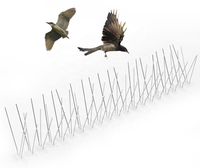 Pointes d'oiseaux en acier inoxydable 304, 1 pièce, pour la prévention des gabarits et des autres petits oiseaux