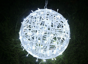 <span class=keywords><strong>Luces</strong></span> LED en Forma de <span class=keywords><strong>Guirnalda</strong></span>, Decoración Festiva para Exteriores, <span class=keywords><strong>Esferas</strong></span> Luminosas Navideñas, Iluminación de Calles, Guirnaldas para Decoración de Árboles - Product Image 6