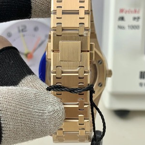 Reloj de Pulsera Mecánico para Hombre, Estilo Clásico 16202, Lujoso, Correa de Acero Dorado de 18k, Ultrafino, CNC, Superluminoso, Gran Venta - Product Image 4