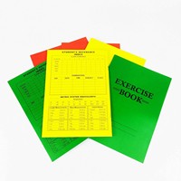 Vente en gros pas cher Impression personnalisée A4 A5 B5 Ligne de règle liée par agrafes Carré Seyes Ligne Jotter Cahier d'exercices scolaires