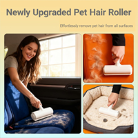 Rodillo Removedor de Pelo de Mascotas, Suave y Potente, Seguro para Diversos Tejidos, Herramienta de Eliminación Diaria de Pelo Suelto, Accesorios de Aseo para Perros y Gatos