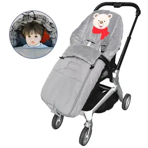 2023 New Stroller 0-6 Month Outdoor Winter Organic Cotton Sleeping Bag Baby Quilt Warm Footmuff