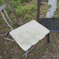 Kit de culture de plantes de propagateur de jardin à domicile en plastique Durable 40/48 plateau de démarrage de graines de cellules serre humidité dômes ventilés Base