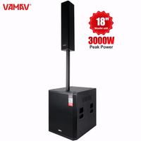 VANAV Bocinas Altavoz de Columna NOVA XPECTRA 1500 Potentes para Escenario, Altavoces Originales para Set de Escenario, Altavoz