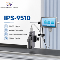 Imprimante jet d'encre industrielle TIJ IPS-9510 300 DPI avec écran tactile de 6,5 pouces pour l'impression de codes-barres et de dates