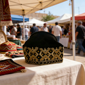 Gorra Fila Yoruba Africana de Moda, Accesorios de Vestimenta Étnica al por Mayor - Product Image 1
