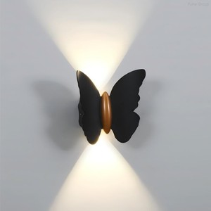 Lámpara de Pared LED 3D con Forma de Mariposa, de Aluminio, Impermeable para Exteriores, para Jardín, Sala de Estar y Decoración de Hoteles - Product Image 2